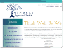 Tablet Screenshot of mindsethypnosis.com